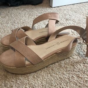 Blush Platform Wedge